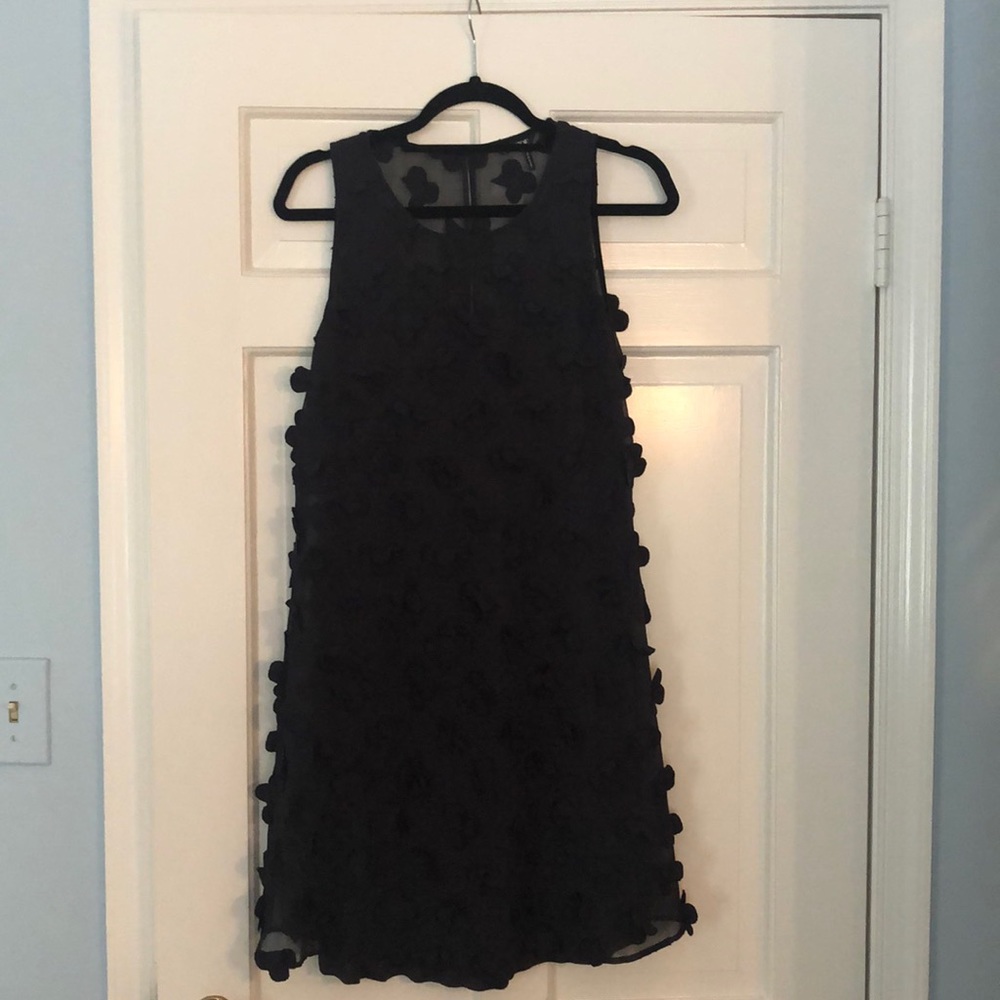 Nic+Zoe Floral Applique Dress